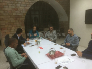  بالصور: الهيئة الاسلامية تعقد اجتماعاً مع اعضاء لجنة الامناء المقترحة في مدينة يافا